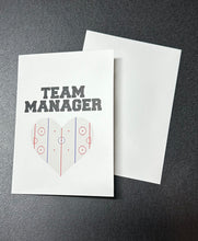 Load image into Gallery viewer, Hockey Team Manager Thank You Card

