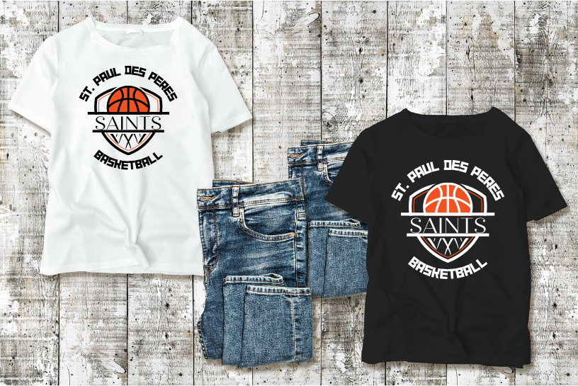 Saints Basketball Short Sleeve T-Shirt - Adult