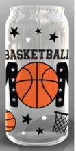 Load image into Gallery viewer, 16oz Glass libbey Cup - Basketball Mom
