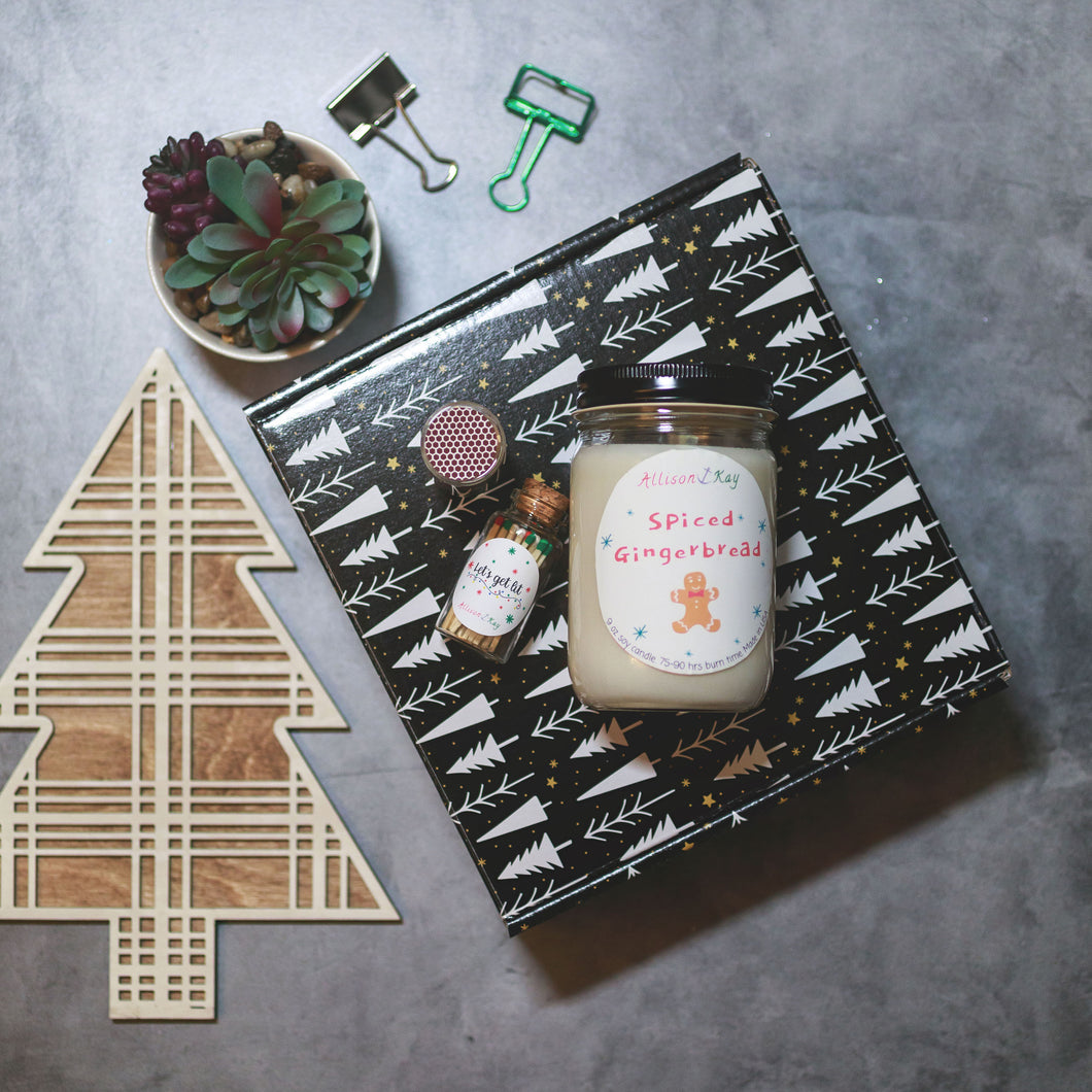 Christmas Candles - Spiced Gingerbread Scent