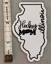 Load image into Gallery viewer, Illinois State Hockey Mom Magnet
