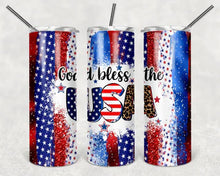 Load image into Gallery viewer, God Bless the USA Tumbler
