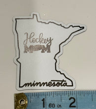 Load image into Gallery viewer, Minnesota State Hockey Mom Magnet
