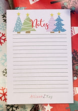 Load image into Gallery viewer, Christmas Trees -  4x6in Notepad
